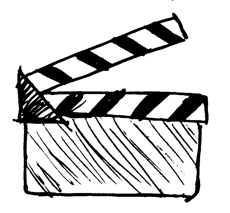 Icône clap ciné pour Les Sites du Caribou