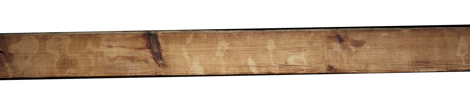 Planche en bois rustique servant de séparateur de section pour Les Sites du Caribou